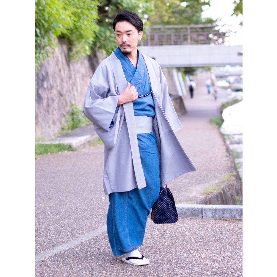 羽織 着物 メンズ 羽織り 洗える 長羽織 お仕立て上がり ポリエステル 男性 フリーサイズ 2 0301 Tayu Tafu 通販 Yahoo ショッピング