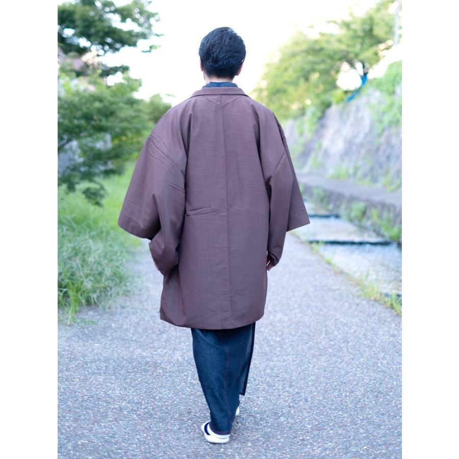 羽織 着物 メンズ 羽織り 洗える 長羽織 お仕立て上がり ポリエステル