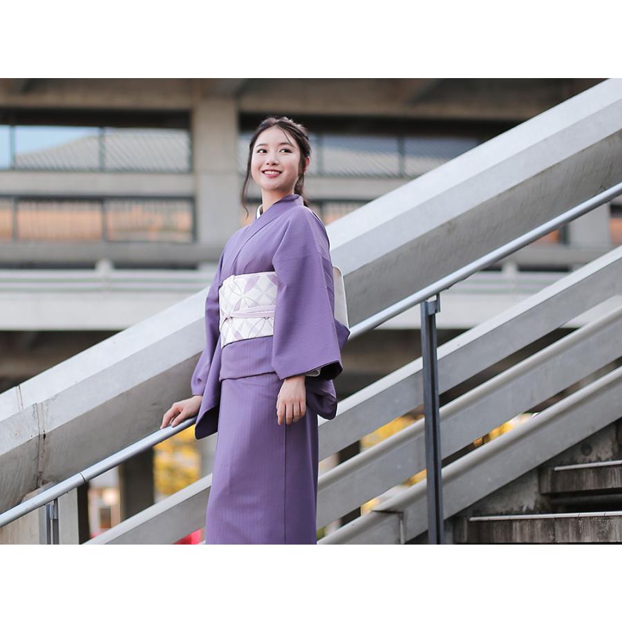 ROCCA（六花） 色無地 袷 セット 着物 東レシルジェリー 東レスマイル