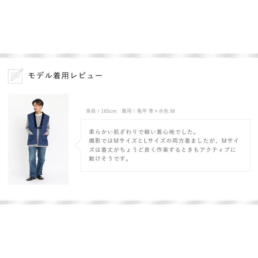 半纏 はんてん メンズ 久留米織 ポンチョ 袖なしはんてん 日本製 M L