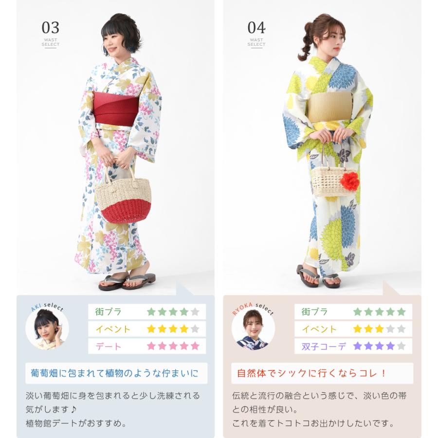 ちー】浴衣 帯付き カルキュロ吸水速乾レトロ柄【titivate