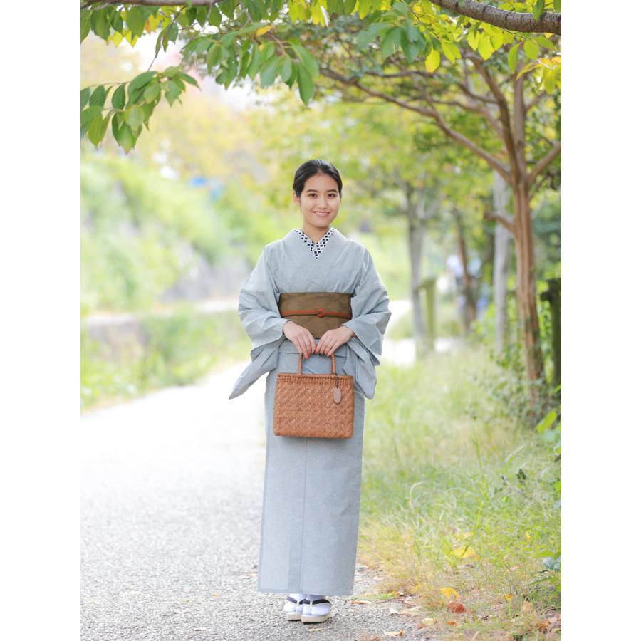 BOTAN 久留米織 木綿着物 日本製 レディース 単衣 着物 洗える BOTAN 久留米織 木綿着物 日本製 レディース 単衣 着物 洗える