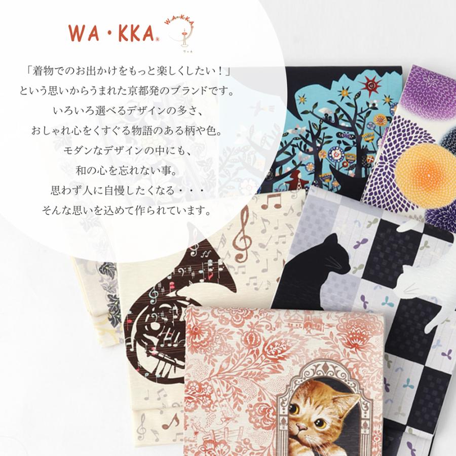 京袋帯 WAKKA ワッカ 帯 袋帯 単品 おび obi お太鼓 京都 猫 ねこ 動物