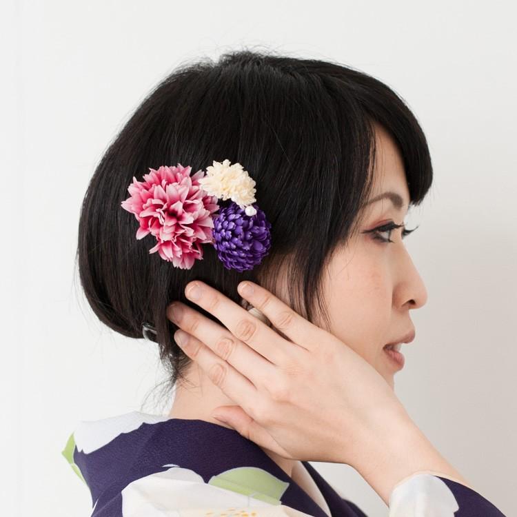 Watmosphere ワトモスフィア 和装 髪飾り 花 ミニ 日本製 着物 振袖 袴 成人式 結婚式 コサージュ ヘアアクセサリー 213 0003 Tayu Tafu 通販 Yahoo ショッピング
