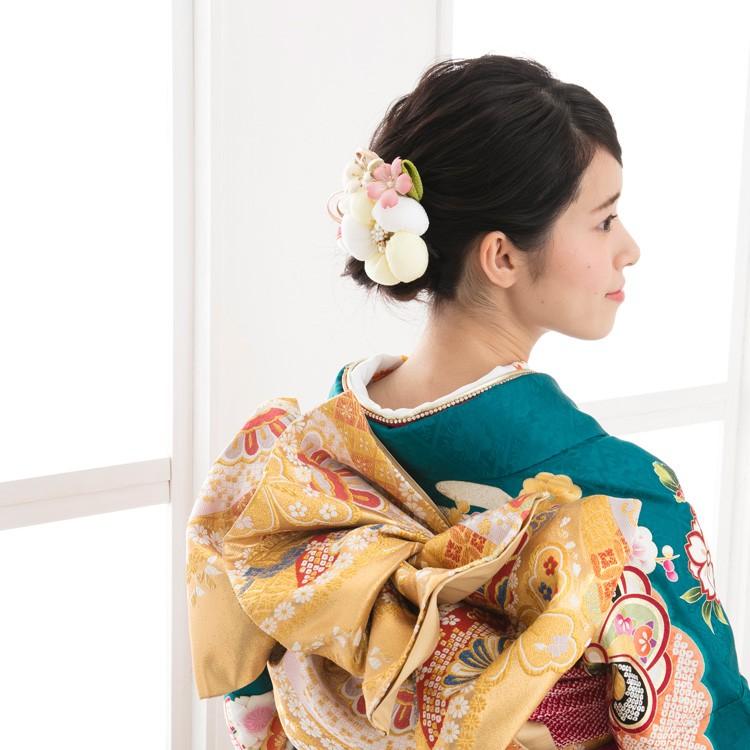 髪飾り 丸花 かわいい w7 和装 Watmosphere ワトモスフィア 日本製 和装小物 着物 振袖 袴 成人式 213 0012 Tayu Tafu 通販 Yahoo ショッピング