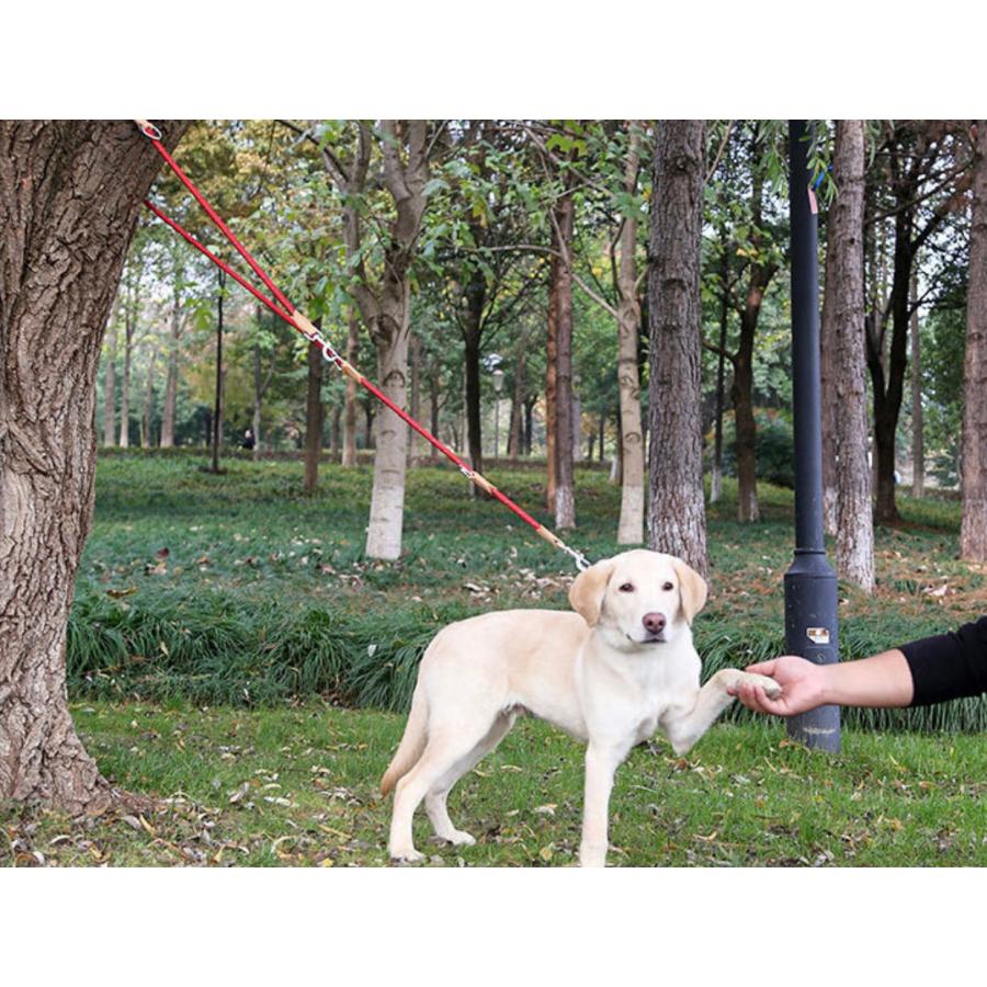 犬 リード ハンズフリー 肩掛け ショルダーリード 腰巻き 腰掛け 多