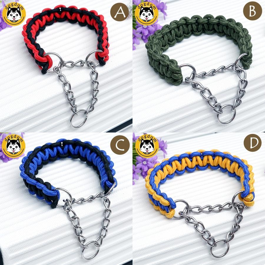 犬 首輪 小型犬 中型犬 大型犬 ハーフチョーク チョーカー しつけ 犬用