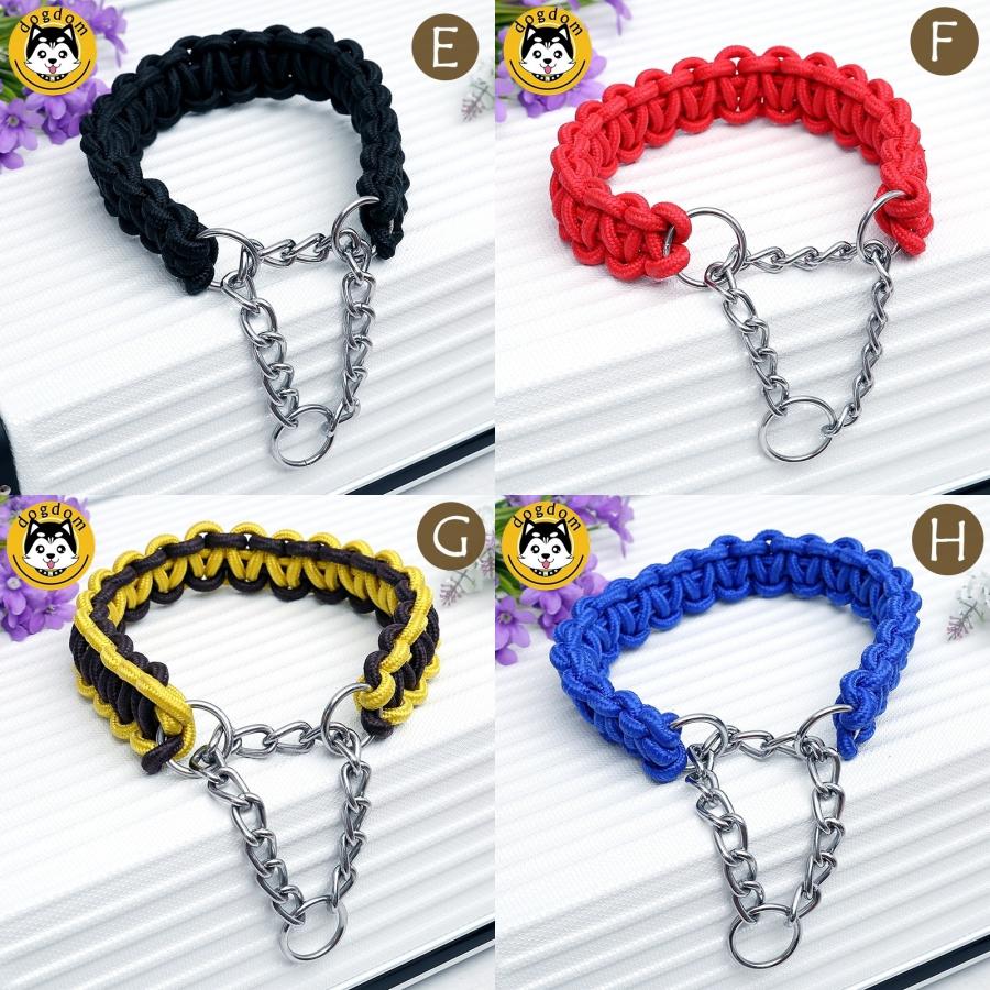 犬 首輪 小型犬 中型犬 大型犬 ハーフチョーク チョーカー しつけ 犬用