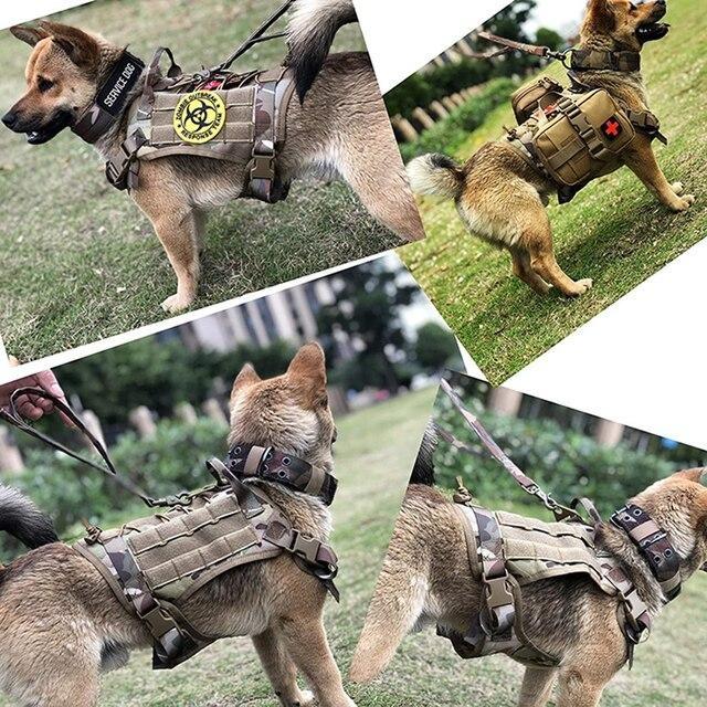 犬 ハーネス 中型犬 大型犬 胴輪 犬ハーネス ミリタリー 訓練 軍用犬