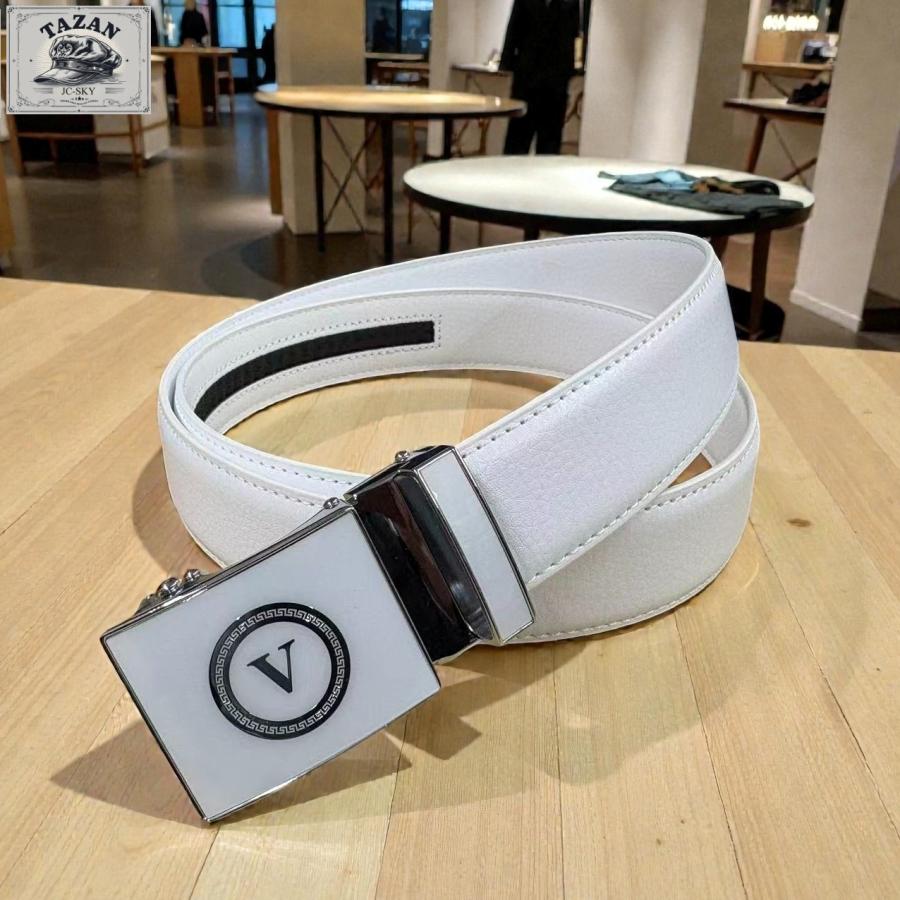 ゴルフベルト オートロック式 メンズ レディース 穴なし 自動ロック