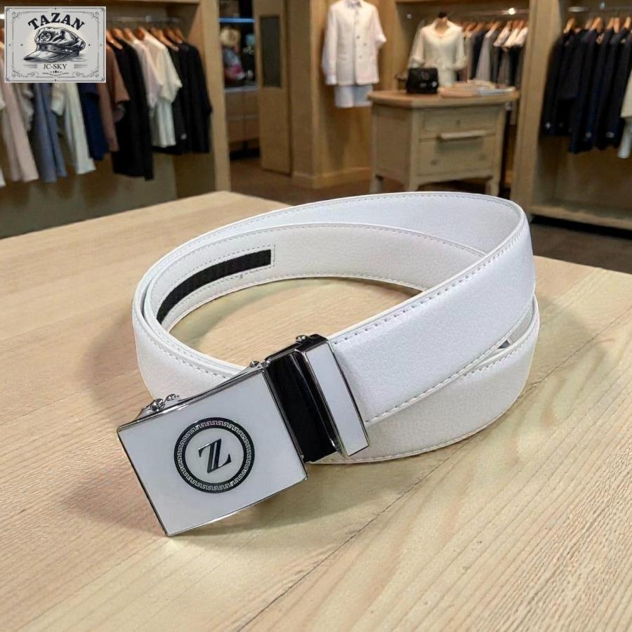 レクサス ホワイト ベルト シルバー バックル ミラーシルバー バックル ベルト[品番：XO000005175]｜SVEC