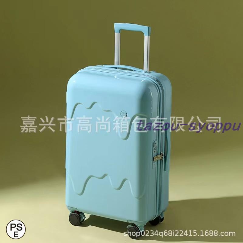 アイスクリーム スーツケース USBポート付き カップホルダー搭載 機内持込み可 子供 キャリーケース ジッパー おしゃれ かわいい 軽量 大容量｜tazou-syoppu｜04