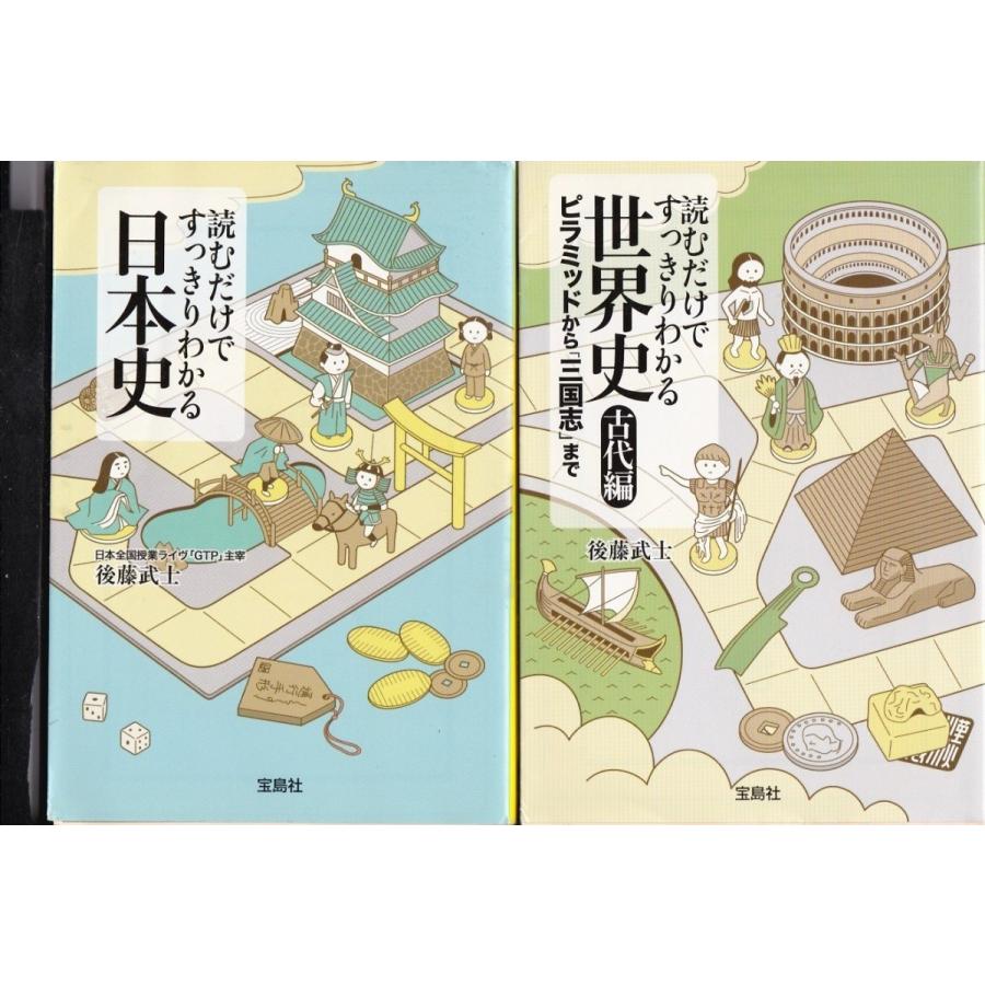 読むだけですっきりわかる 日本史 世界史古代編 後藤武士の２冊セット Ns Tb Store 通販 Yahoo ショッピング