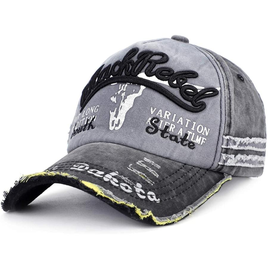 日除け帽子 野球帽子 レディース メンズ つば付きキャップ 吸い汗 通気 コットン デニム帽子 レトロ 英字刺繍 Uvカット 紫外線対策 サンハット 50 Off