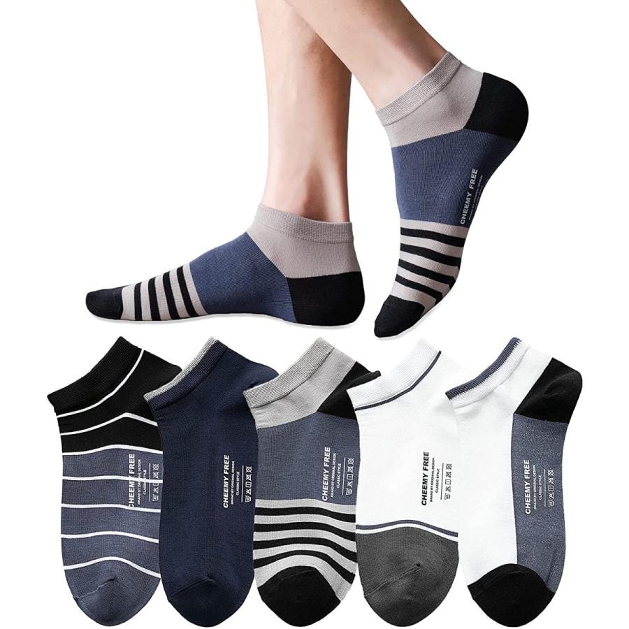 1026円 宅配便送料無料 Xchmyi 靴下 メンズ くるぶし ソックス カジュアル 通気性 吸汗 抗菌 防臭 綿 カラフルソックス アウトドアソックス 7足