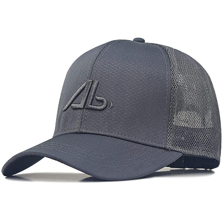 Rf キャップ 大きいサイズ 帽子 メンズ メッシュ 62 68cm 速乾 軽薄 男女兼用 おしゃれ かっこいい 人気 ぼうし グレー 初回限定
