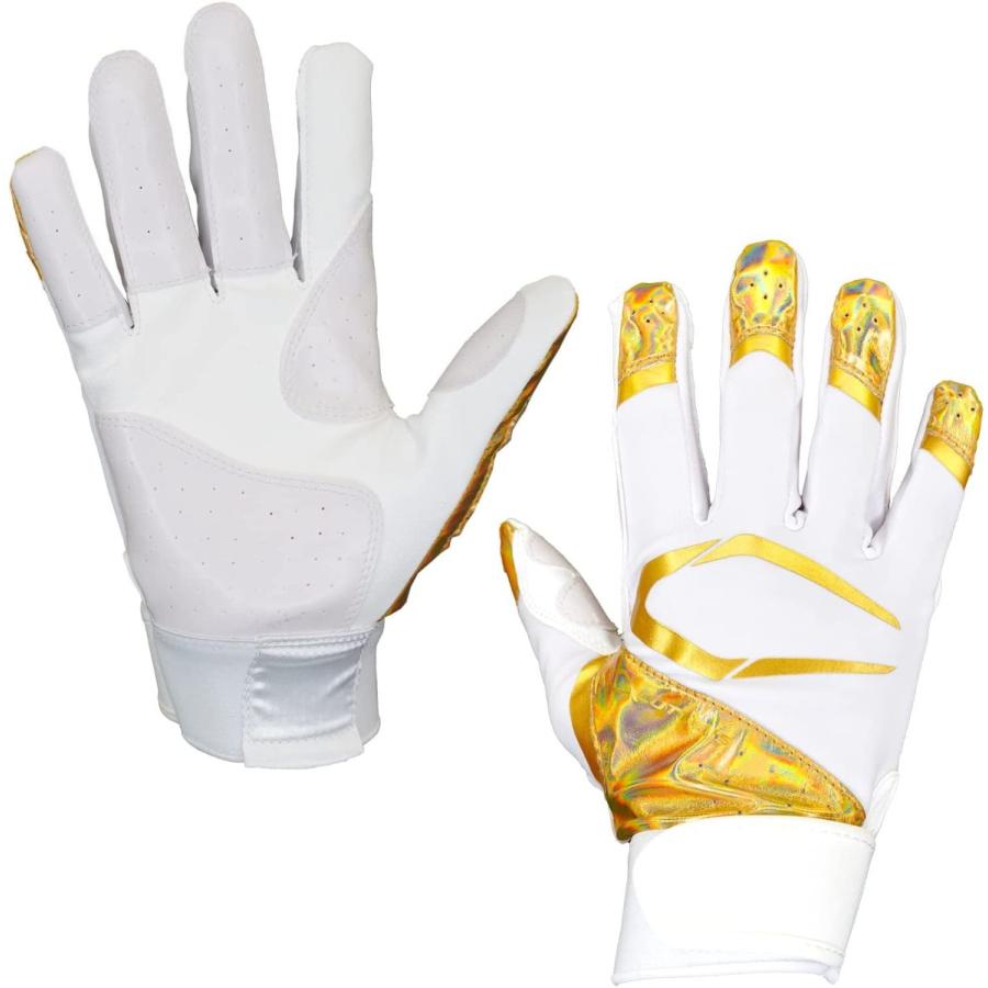 カッターズ (CUTTERS) バッティング グローブ 手袋 B442 パワーコントロール3.0 グリップ 両手用 野球 ソフトボール M ホワイト