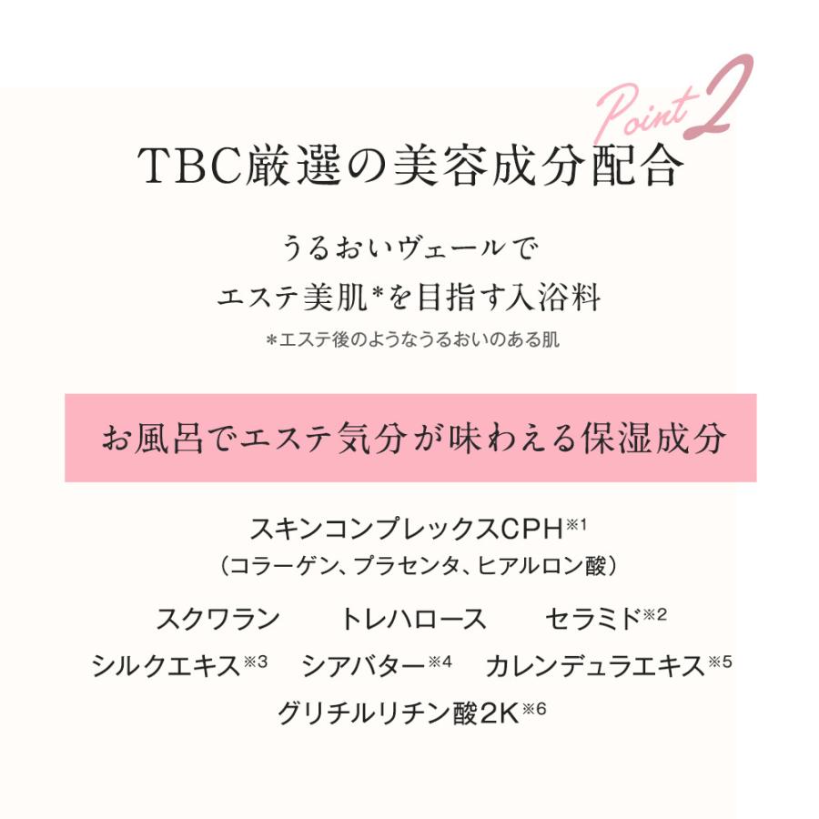 TBC 10袋セット スキントリートメントバス 浴用化粧料 30g 入浴剤 温浴効果 発汗サポート とろみ湯 血行促進 冷え性｜tbc-onlinestore｜07