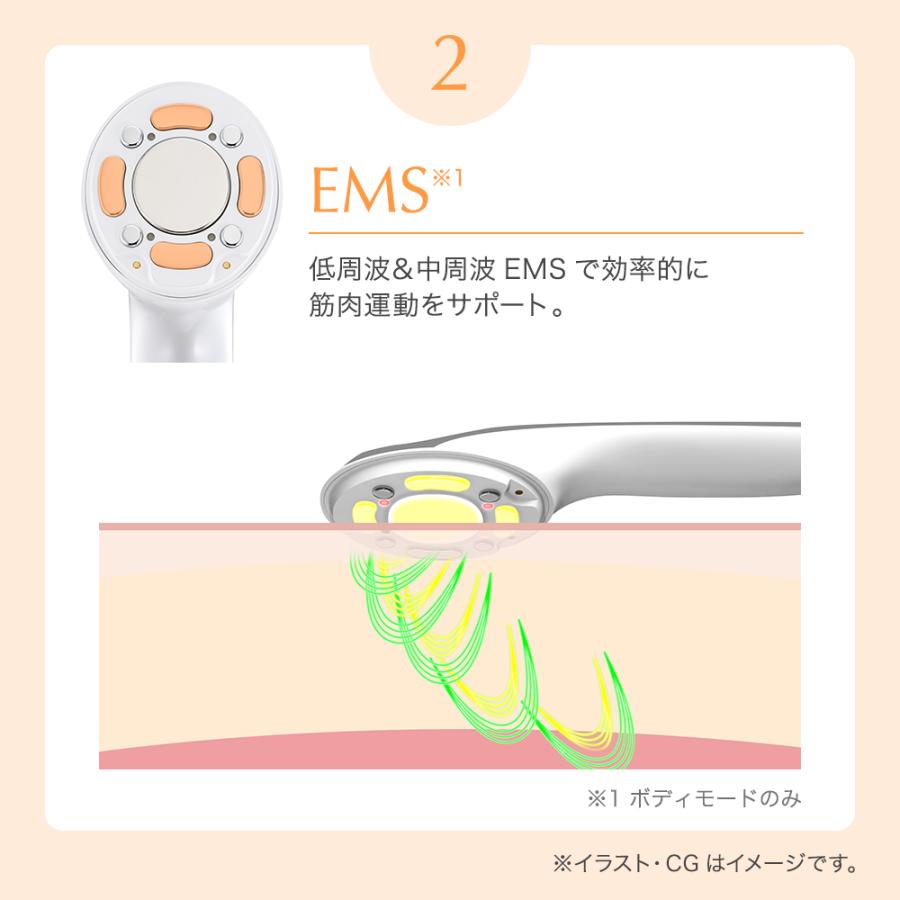 今ならお得な特典付き！ 公式 TBC ヒートキャビシェイプ PRO 美顔器 ボディケア RF EMS LED キャビテーション 家庭用複合美容器｜tbc-onlinestore｜07