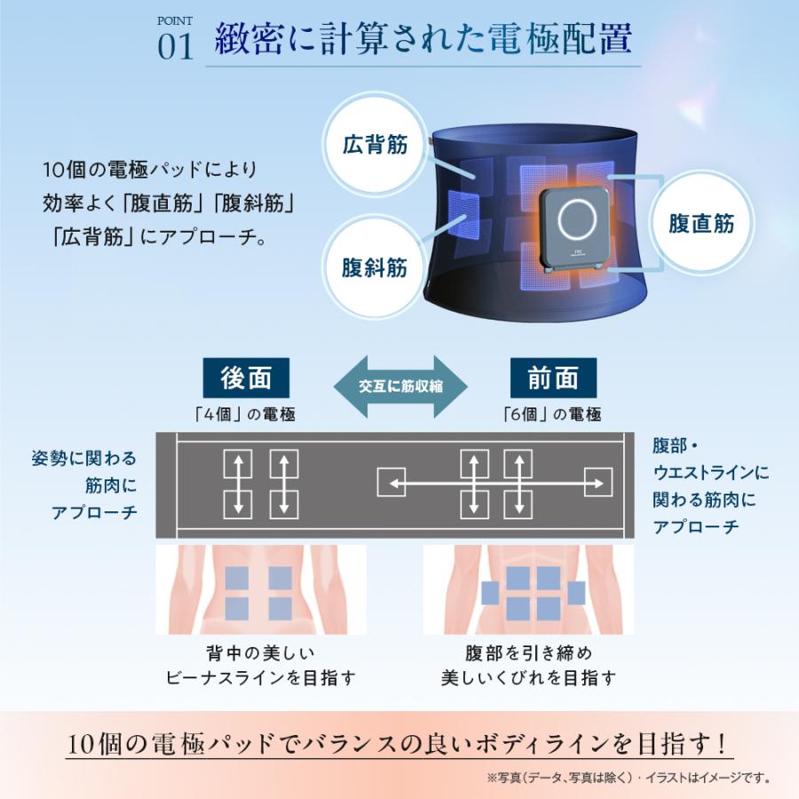 エステティックTBC EMSベルト 腹筋マシン TBC 公式 最新モデル