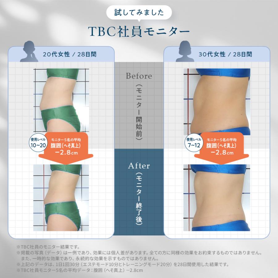 エステティックTBC EMSベルト 腹筋マシン TBC 公式 最新モデル