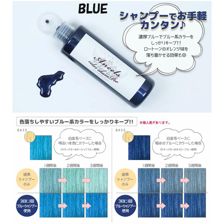 同色2本セット ) エンシェールズ カラーシャンプー 各種 200ml (送料