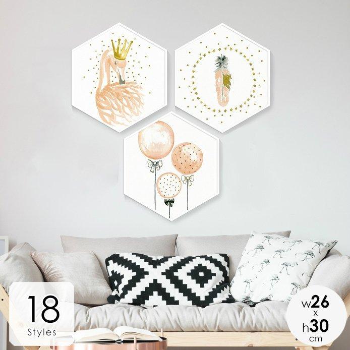 インテリア 壁掛け 壁絵 アートパネル アートボード リビング 寝室 ダイニング 六角形 スワン 風船 フラミンゴ 星 アニマル Bke21 Hoyy Tbh 通販 Yahoo ショッピング