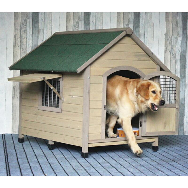 犬小屋 屋外用 大型犬 木製 北欧 ドア付き 窓付き 風通し 外飼い 犬小屋 屋外用 大型犬 木製 北欧 ドア付き 窓付き 風通し 外飼い