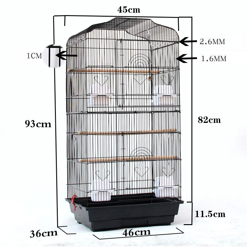 【止まり木付き】鳥カゴ バードゲージ 鳥小屋 餌入れ付き 文鳥 セキセイインコ Amazon | IYOIYA 鳥かご インコ 止まり木付き バードケージ 鳥