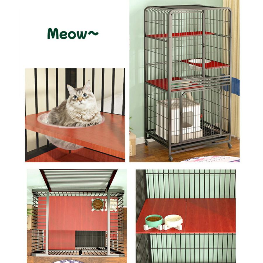 猫ケージ 4段 キャットケージ 丈夫なうさぎの檻 大型 小動物 猫ケージ 4段 キャットケージ 丈夫なうさぎの檻 大型 小動物