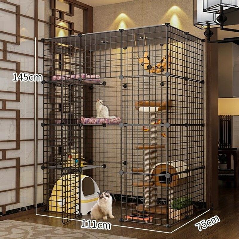 猫 ケージ 4層3列2行 超大型猫用ゲージネコ 特大取り外し可能 猫 ケージ 4層3列2行 超大型猫用ゲージネコ 特大取り外し可能