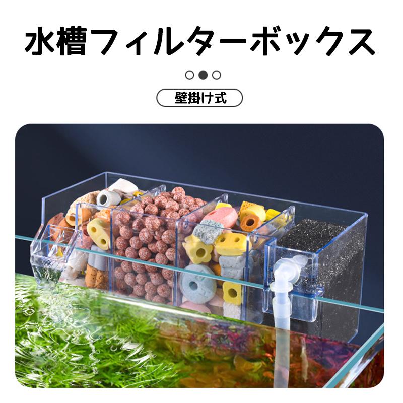 外部壁掛け式水槽フィルターボックス 小型水槽専用上部 外部壁掛け式水槽フィルターボックス 小型水槽専用上部
