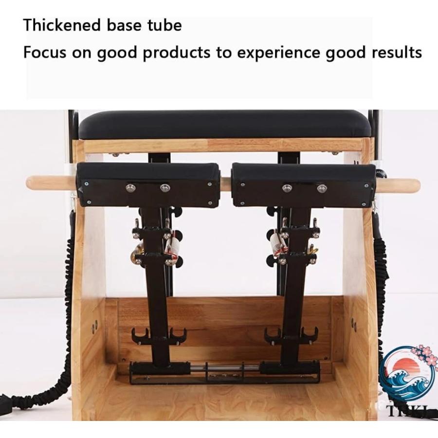 ピラティスチェア プロチェア器具 ヨガ ピラティス フィットネス THKJ トレーナー ハンドル付きスプリットペダル安定性コンボチェア おしゃれ 空間になじむの画像