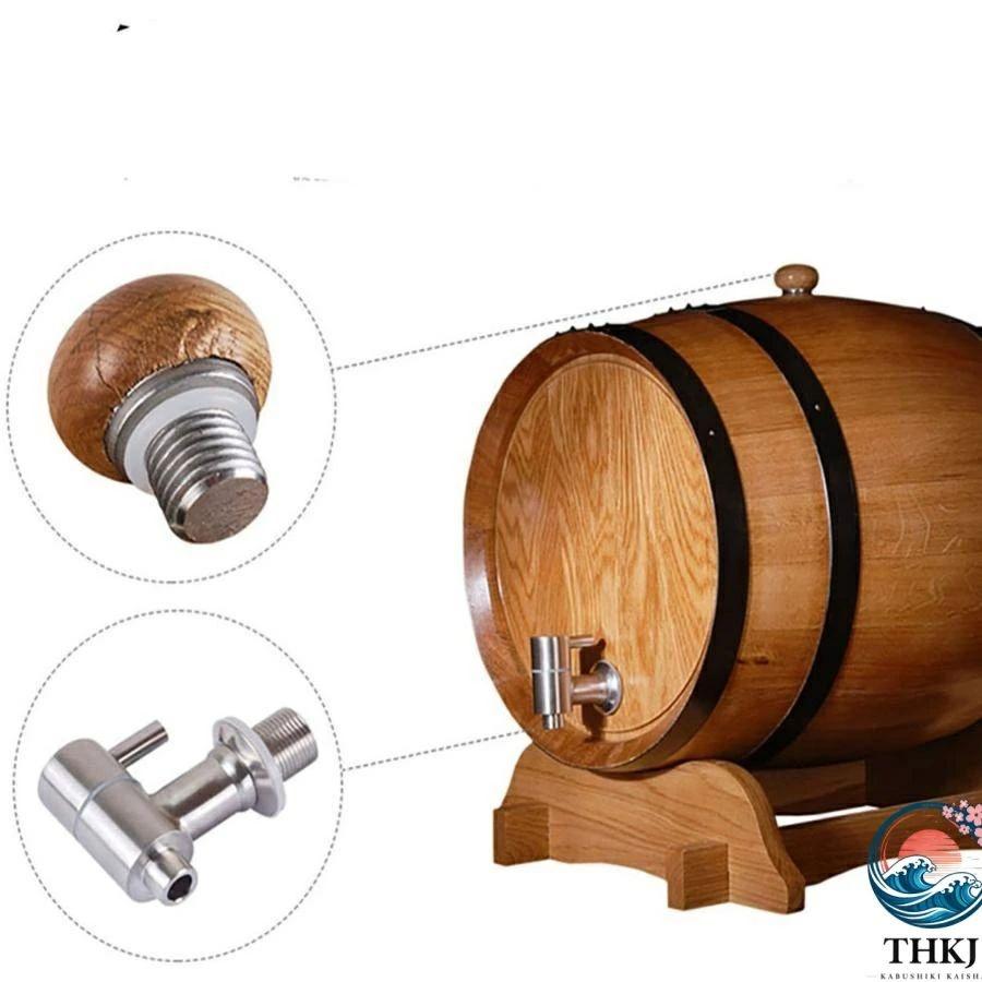 オーク樽木製樽自家製ウイスキーワインビール無垢材樽樽ディスペンサーワイン製造樽 THKJ 使いやすい おすすめ 人気 注目アイテム 便利グッズ 人気アイテムの画像