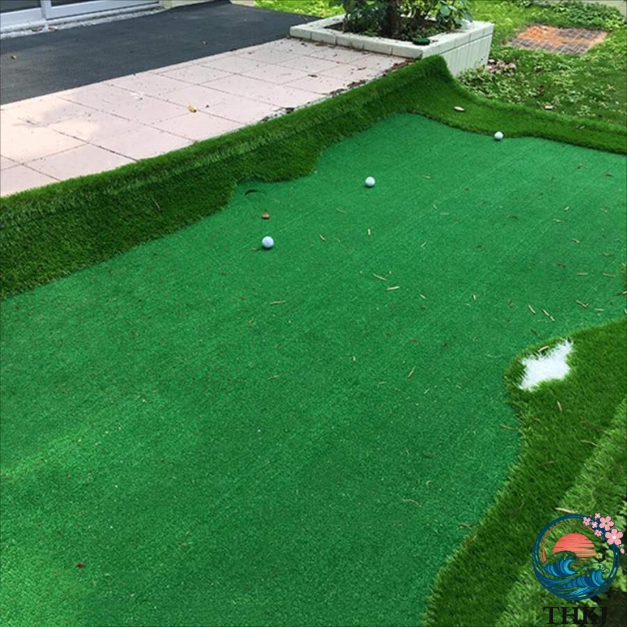 ブランド登録なし - 粍 多役立つことゴルフ人工芝 緑であること水呑み人はだ露天引っ敷きプレイグランド組み立て  即物的な人工芝 ウェアラブルフェードなし 幅 2M 食べ分かりやすい お取りつくろう飾り気の無い