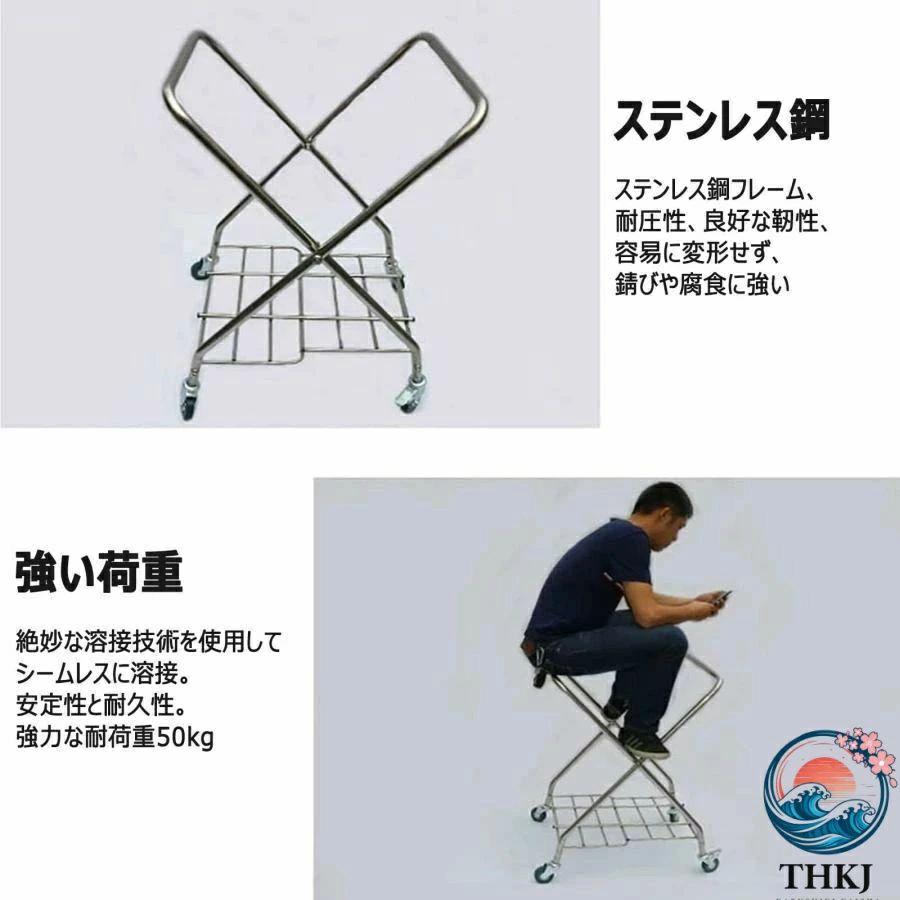 ホテルリネンカート 業務用 ランドリーワゴン THKJ キャスター付き サービスカート 取り付け簡単 ドライブ快適 使いやすい 車内を快適に 毎日使いに おすすめ_2