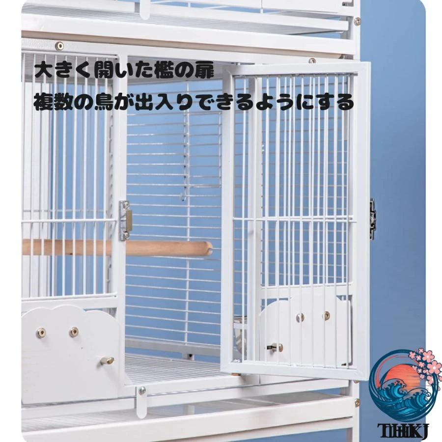 鳥かご 大型 シャーシとキャスターを含む THKJ キャビネットレイヤードグループケージ 使いやすい おすすめ 人気 注目アイテム 便利グッズ 人気アイテム_2