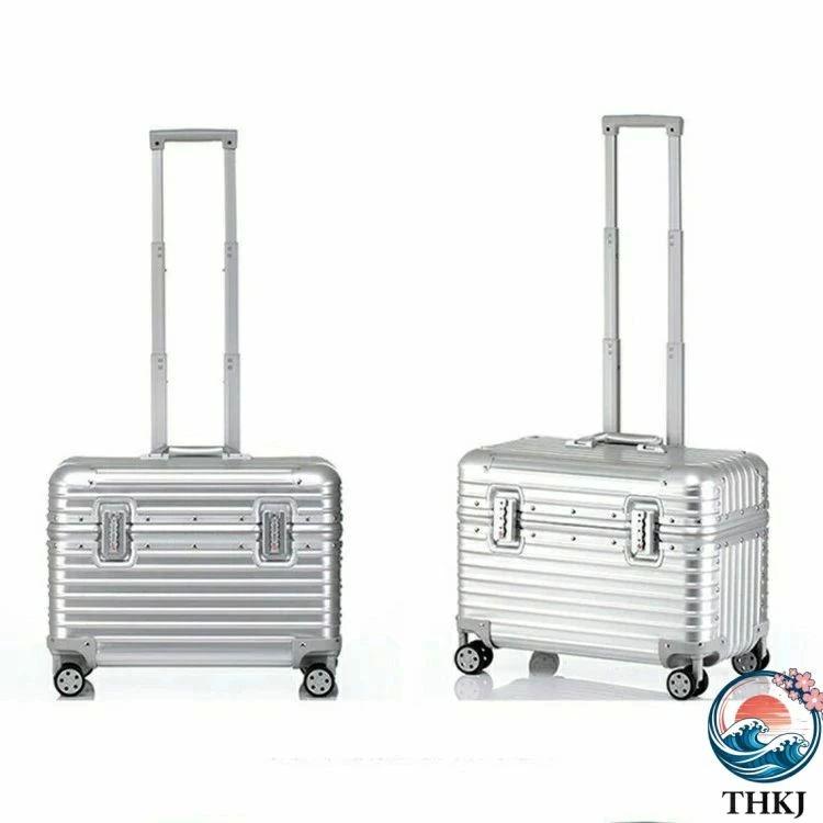 アルミ製スーツケース TSA ロック搭載 機内持ち込み トランク THKJ 旅行用品 キャリーケース小型 6 色キャリーバッグ アルミ合金ボディ 省スペース 収納便利の画像