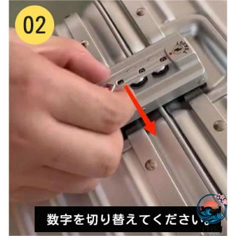 アルミ製スーツケース TSA ロック搭載 機内持ち込み トランク THKJ 旅行用品 キャリーケース小型 6 色キャリーバッグ アルミ合金ボディ 省スペース 収納便利の画像