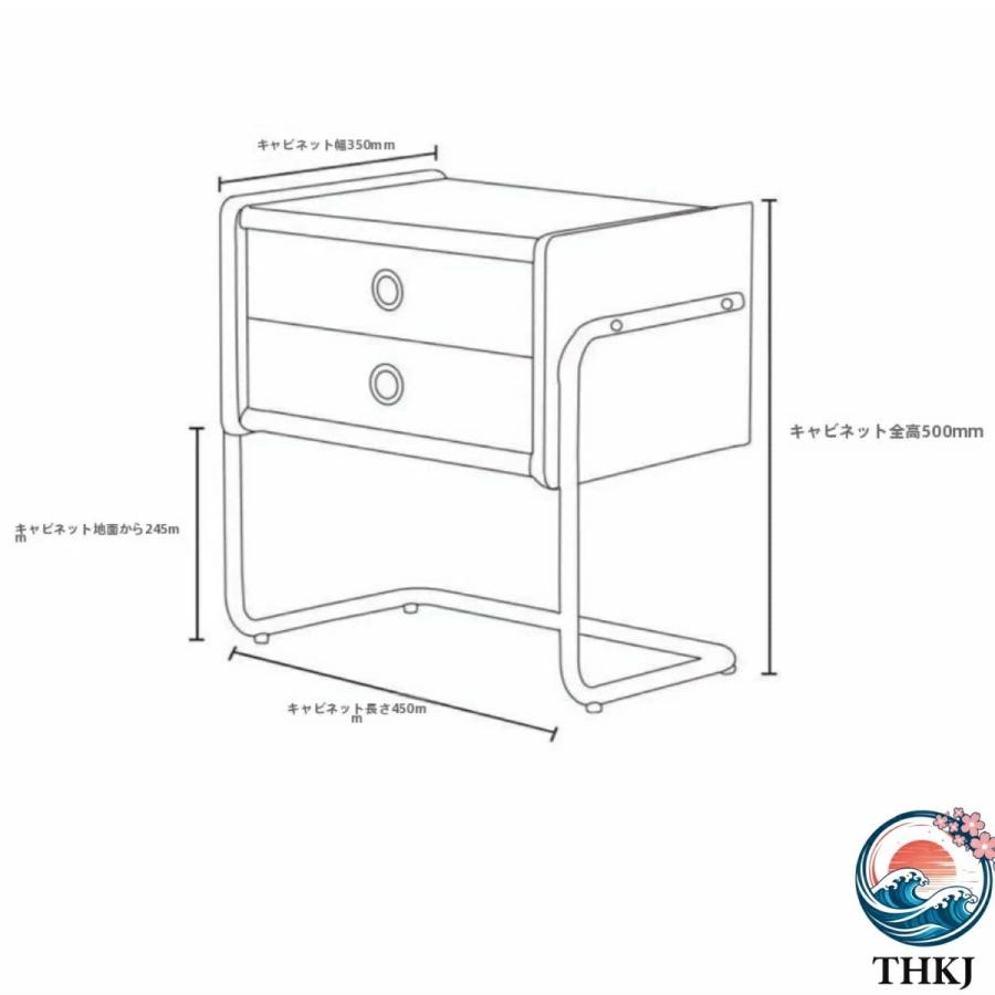 素朴なヴィンテージウッドベッドサイドテーブル THKJ 完成品 組立不要 引き出し付き 小物収納 オーク おしゃれ 空間になじむ おすすめ お部屋になじむ_7