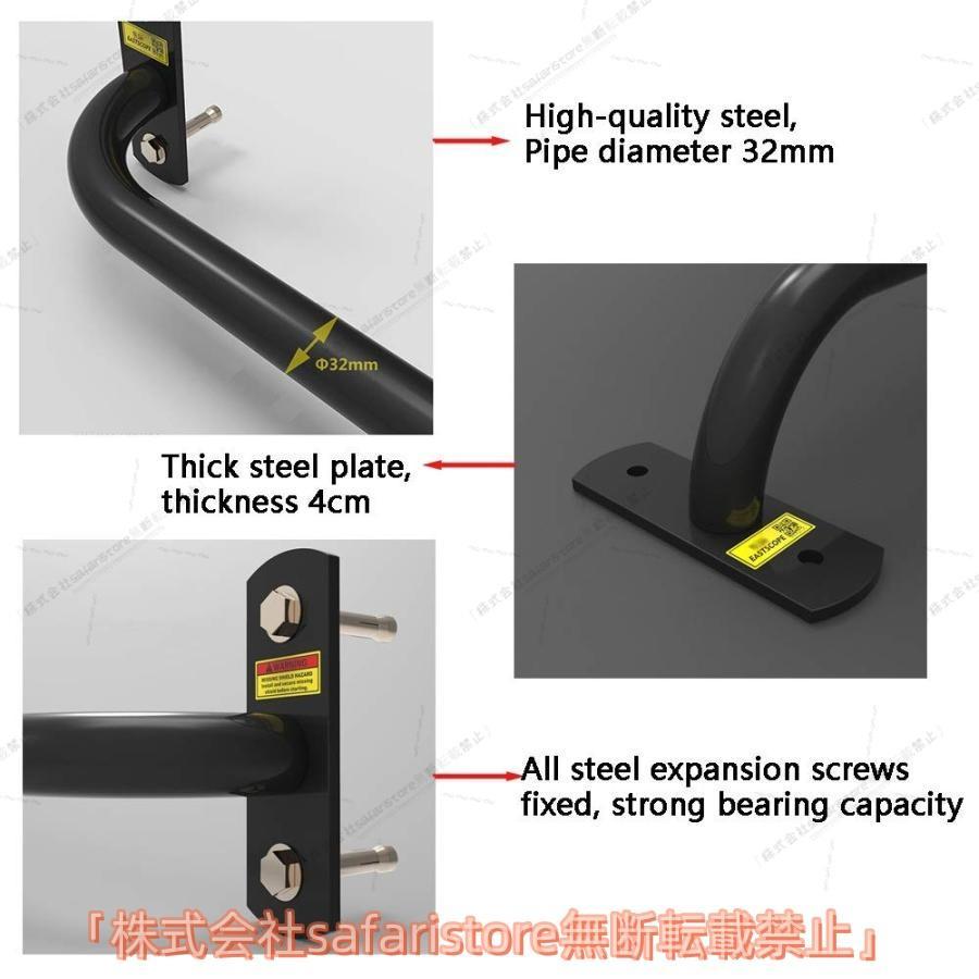 プルアップバー鋼懸垂バーを壁に取り付けられ 懸垂器具 安全性の