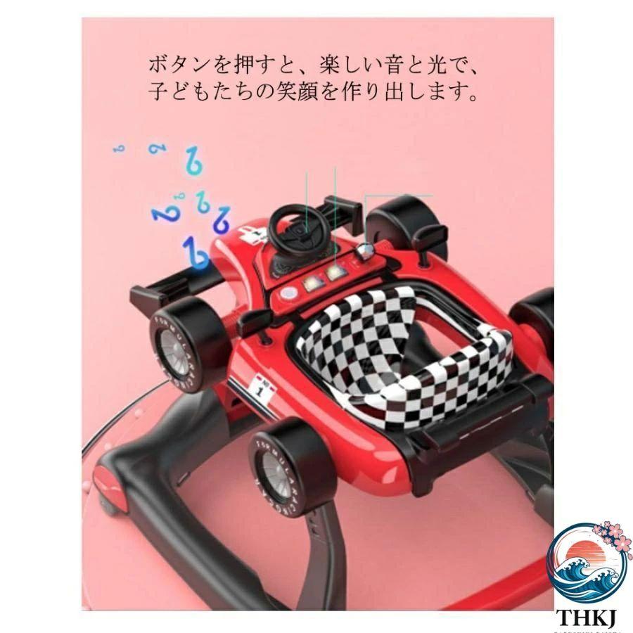 ベビーウォーカー 歩行器 2way ウォーカー THKJ 折りたたみ F1 型 手押し車 音 光 ライト 子供用 取り付け簡単 ドライブ快適 使いやすい 車内を快適に_9