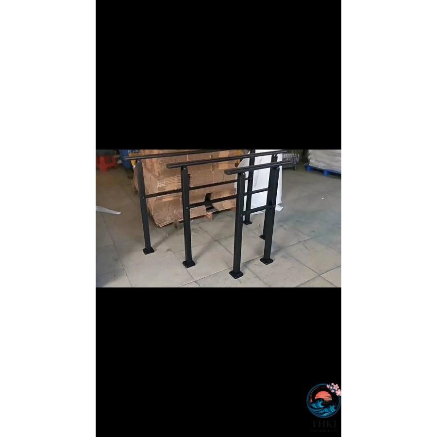 屋外 階段 手摺り DIY 手すり 高炭素鋼 階段手摺 長さ67.3cm 荷重280kg THKJ 屋外階段手摺 角度調整可能 手摺階段 屋外用 楼梯 廊下 庭 屋内 玄関 使いやすい