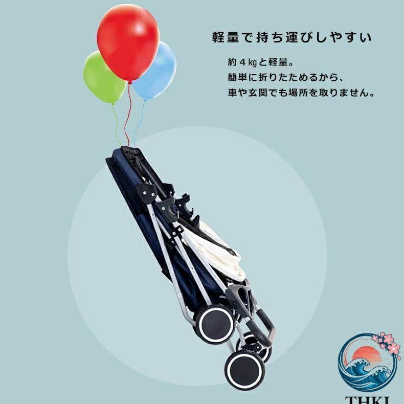 ペットカート 小型犬 中型犬 軽量 折りたたみ THKJ 猫 犬 バギー 多頭 カート ペットパギー 食べやすい お手入れ簡単 快適 ペットも快適 毎日のお世話に_4