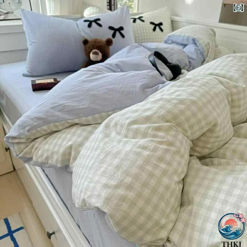 韓国 シングル セミ ダブル クイーン キング THKJ 寝具 カバー シーツ 布団 かわいい おしゃれ ベッド 使いやすい おすすめ 人気 注目アイテム 便利グッズの画像