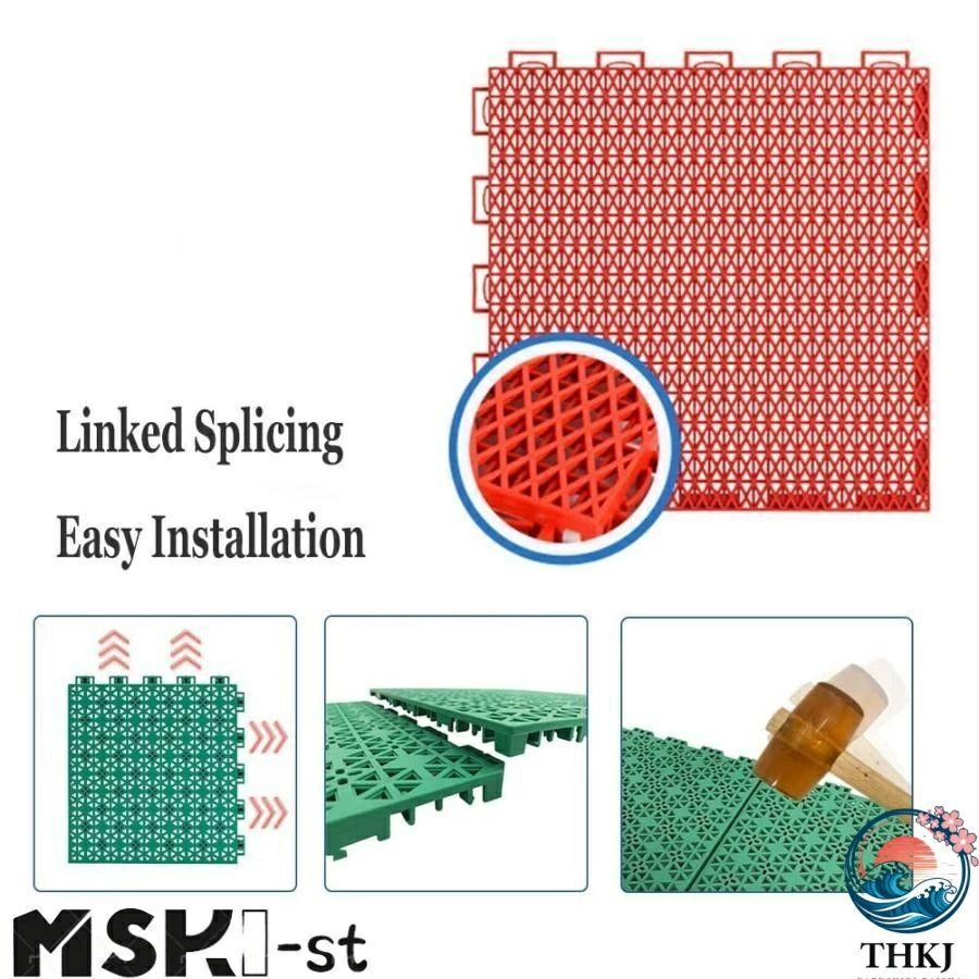 ジョイントマット 屋外バスケットボールコート用モジュラージョイントフロアマット THKJ 耐候性大型プラスチック 使いやすい おすすめ 人気 注目アイテム_6