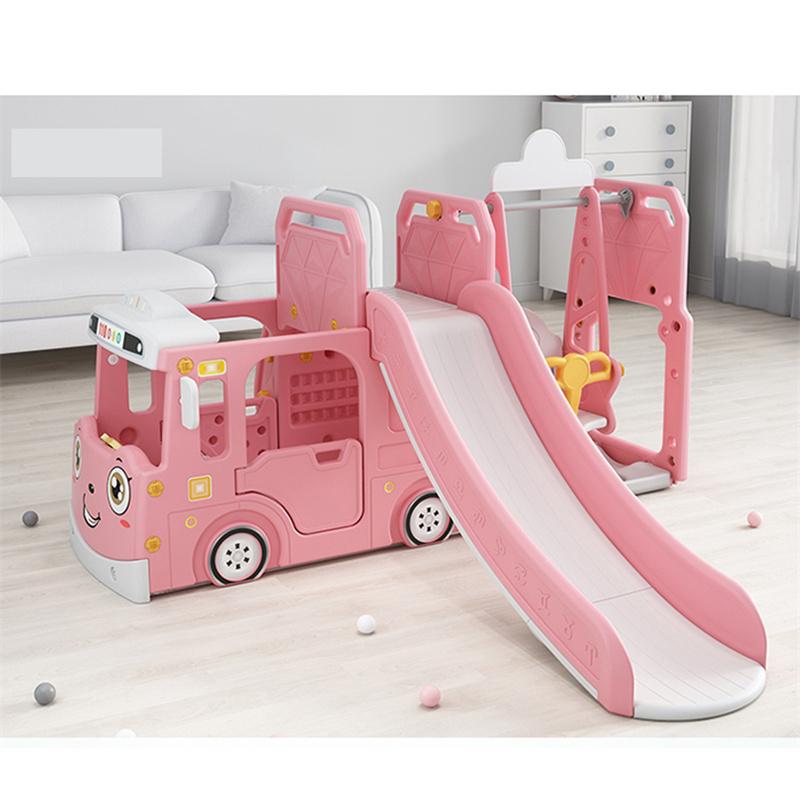 バス滑り台 すべり台 ブランコ スイング 大型遊具 すべりだい スライダー 室内 遊具 キッズ キッズパーク 子供 バスケットゴール 子供 誕生日プレゼント 子供