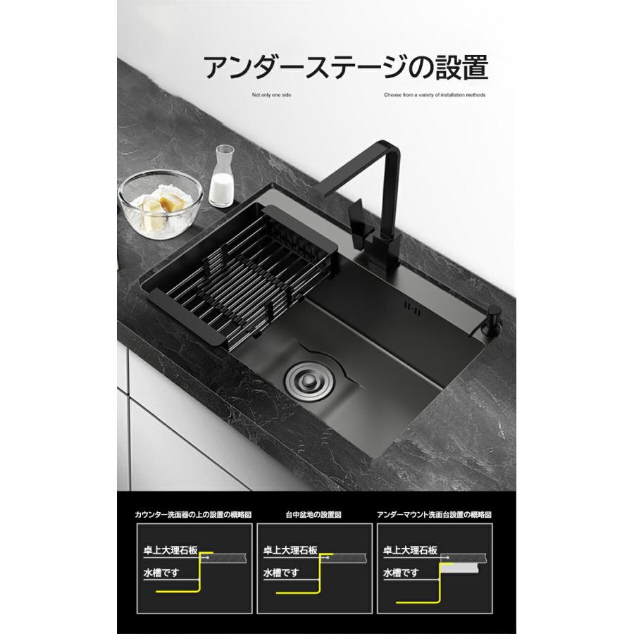 最新ナノ技術搭載 流し台 キッチンシンク 台所用流し台 最新ナノ技術搭載 流し台 キッチンシンク 台所用流し台