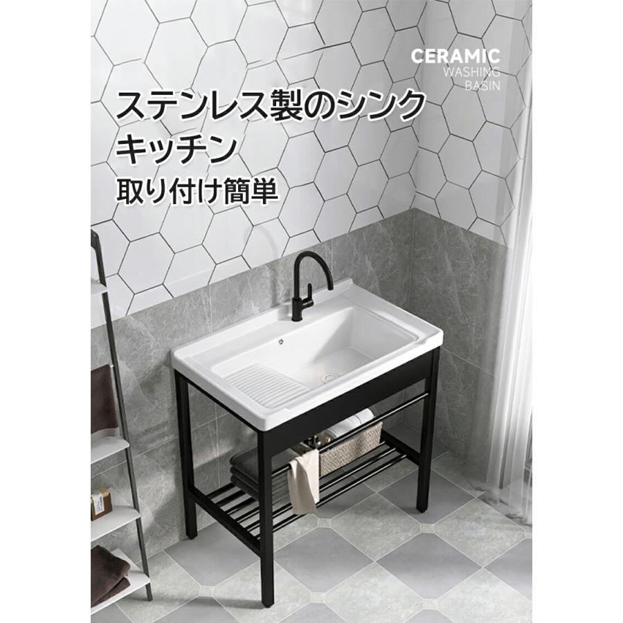 流し台 シンク 簡易式 ステンレス製 キッチン 一槽シンク 流し台 シンク 簡易式 ステンレス製 キッチン 一槽シンク
