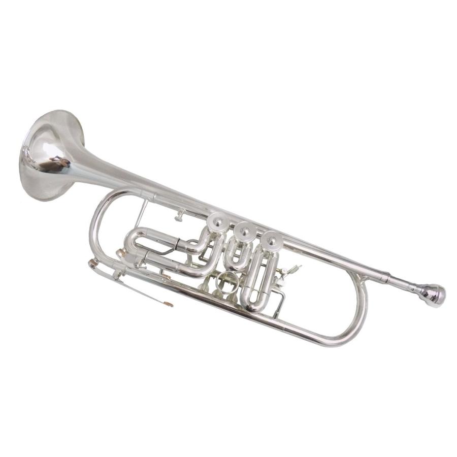 ロータリートランペット シルバー ケース マウスピース付き イエローブラス Nmf009 Tbirds 通販 Yahoo ショッピング